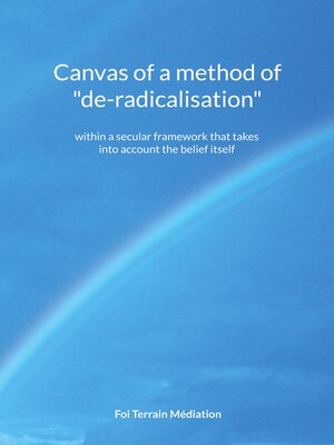 cover image of Canvas of a method of "de-radicalisation"